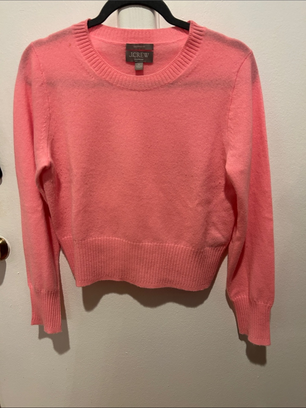 J.Crew Cashmere Cropped Sweater sz M